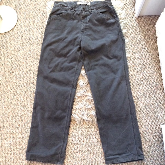 Gap Gray Carpenter Cargo Pants
